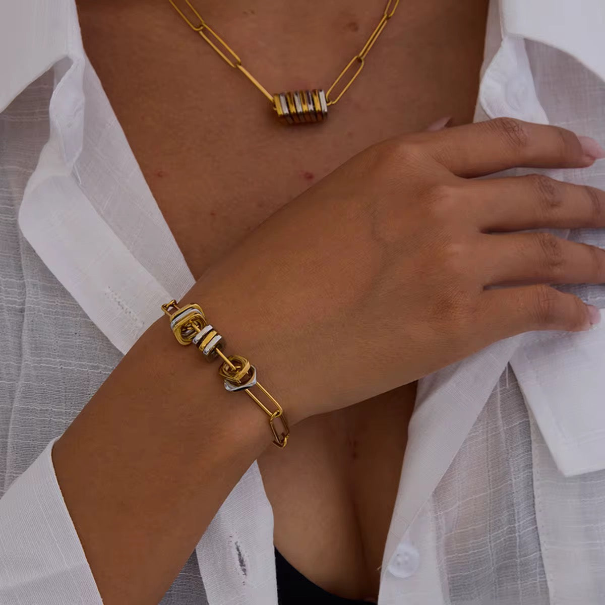 SET COLLANA E BRACCIALE CLEO