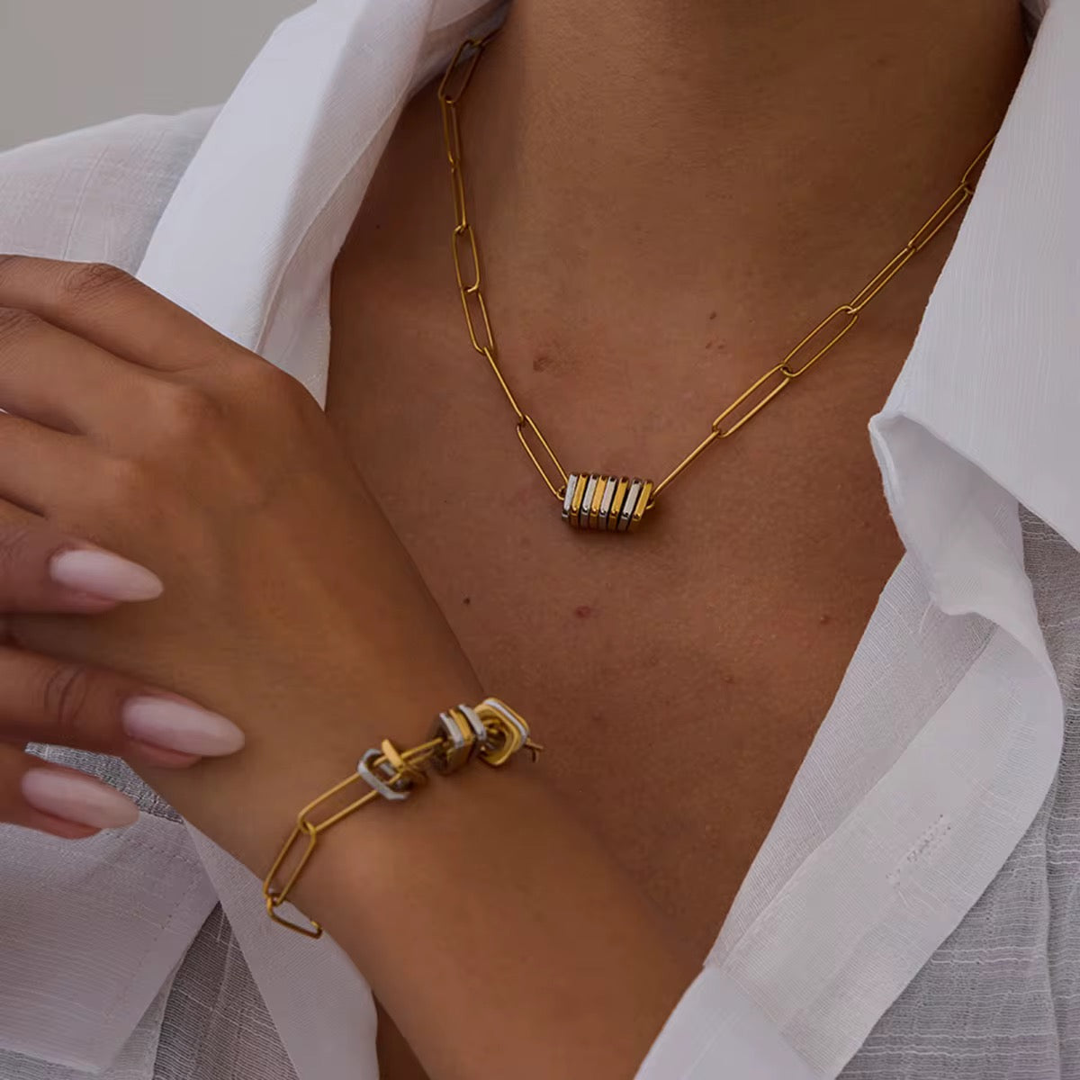 SET COLLANA E BRACCIALE CLEO