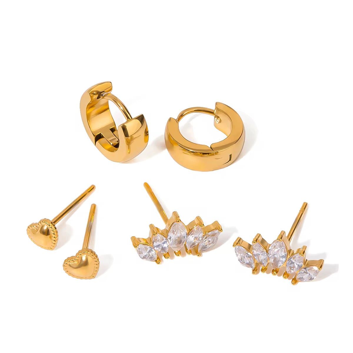 SET DI 6 ORECCHINI MIX